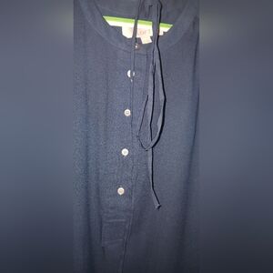 Dark Teal Blouse Dress